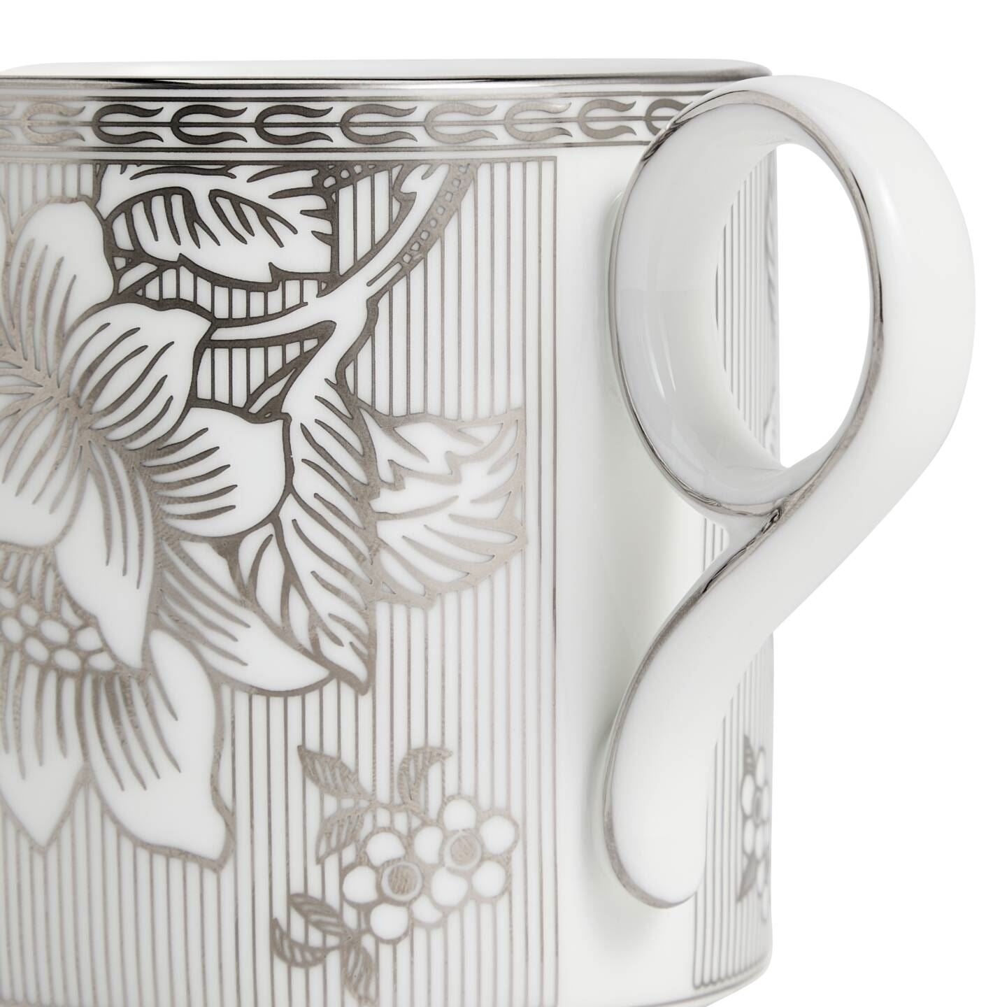 Silver Tonquin Mug Set of 2