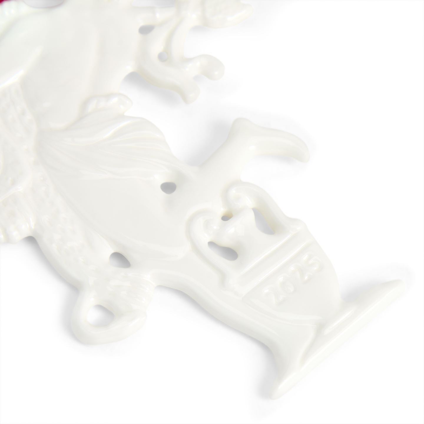 Festive Bacchus Ornament White