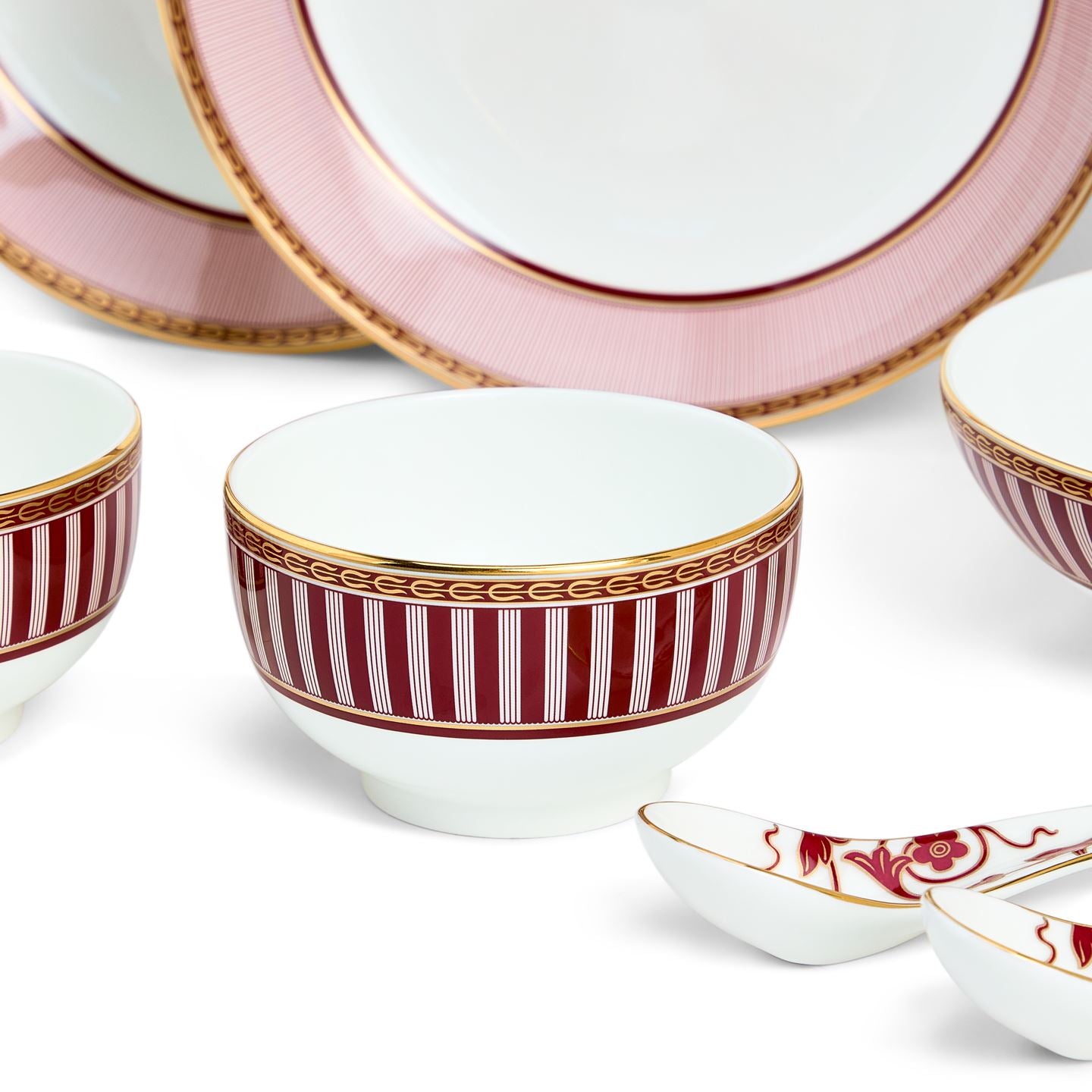 Red Splendour Dinnerware 8 Piece Set