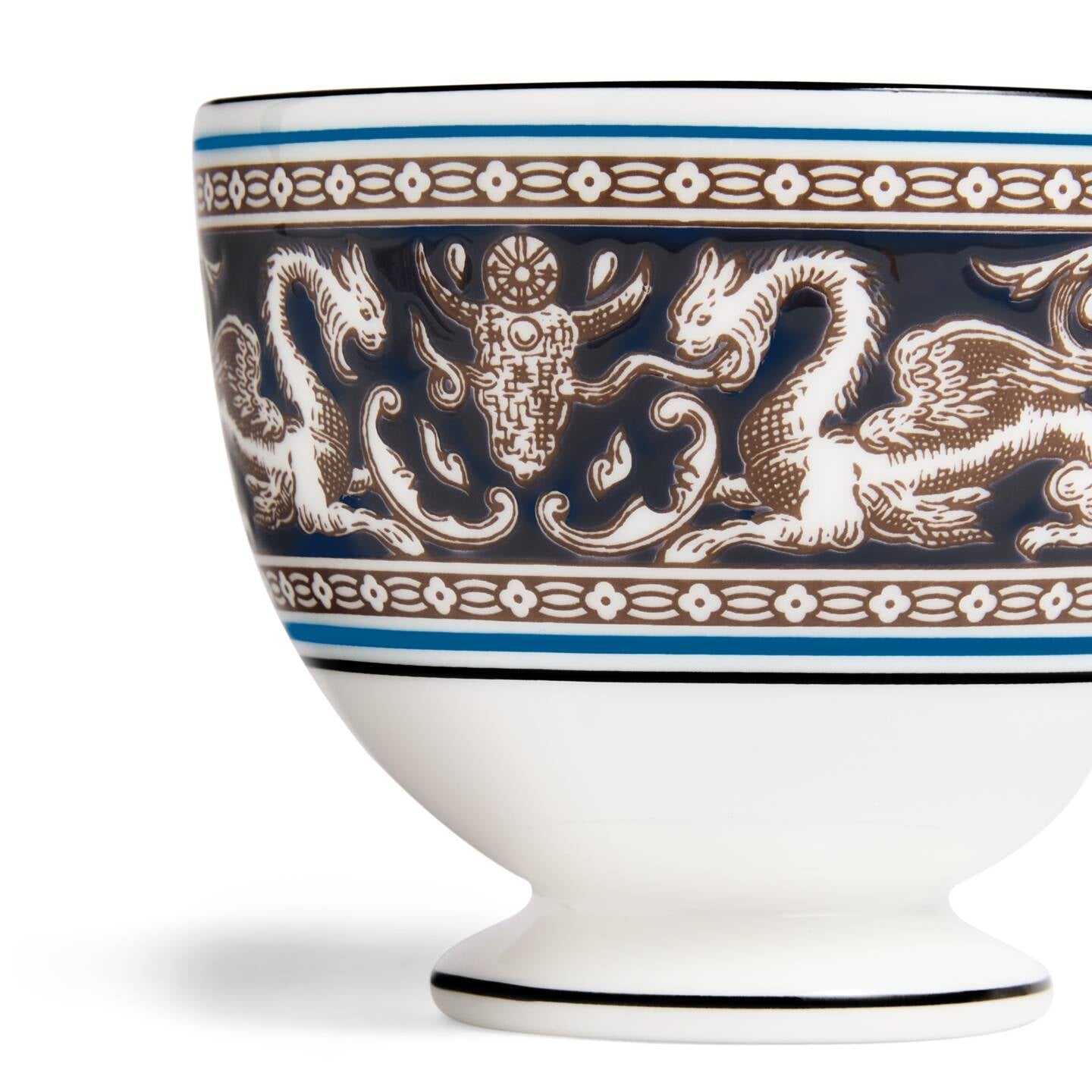 Florentine Navy Teacup Saucer