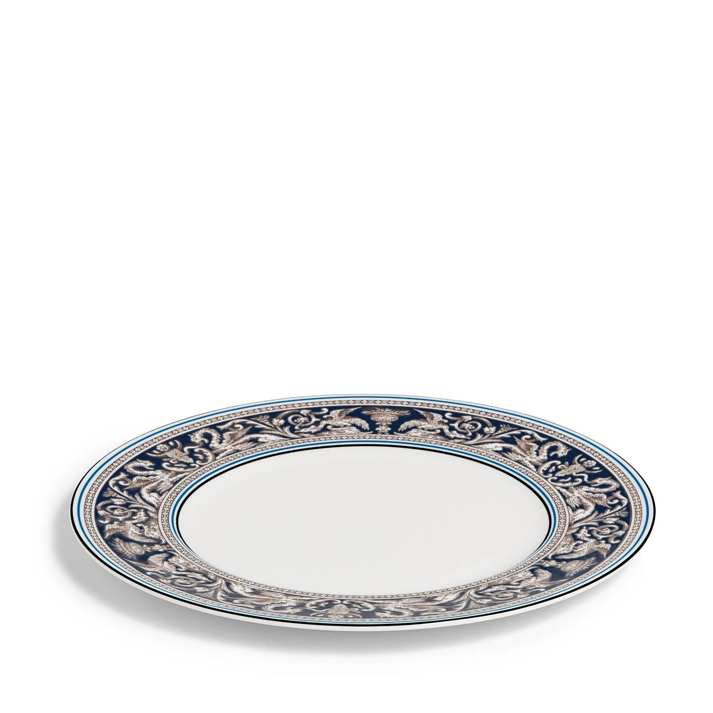 Florentine Navy Dinner Plate