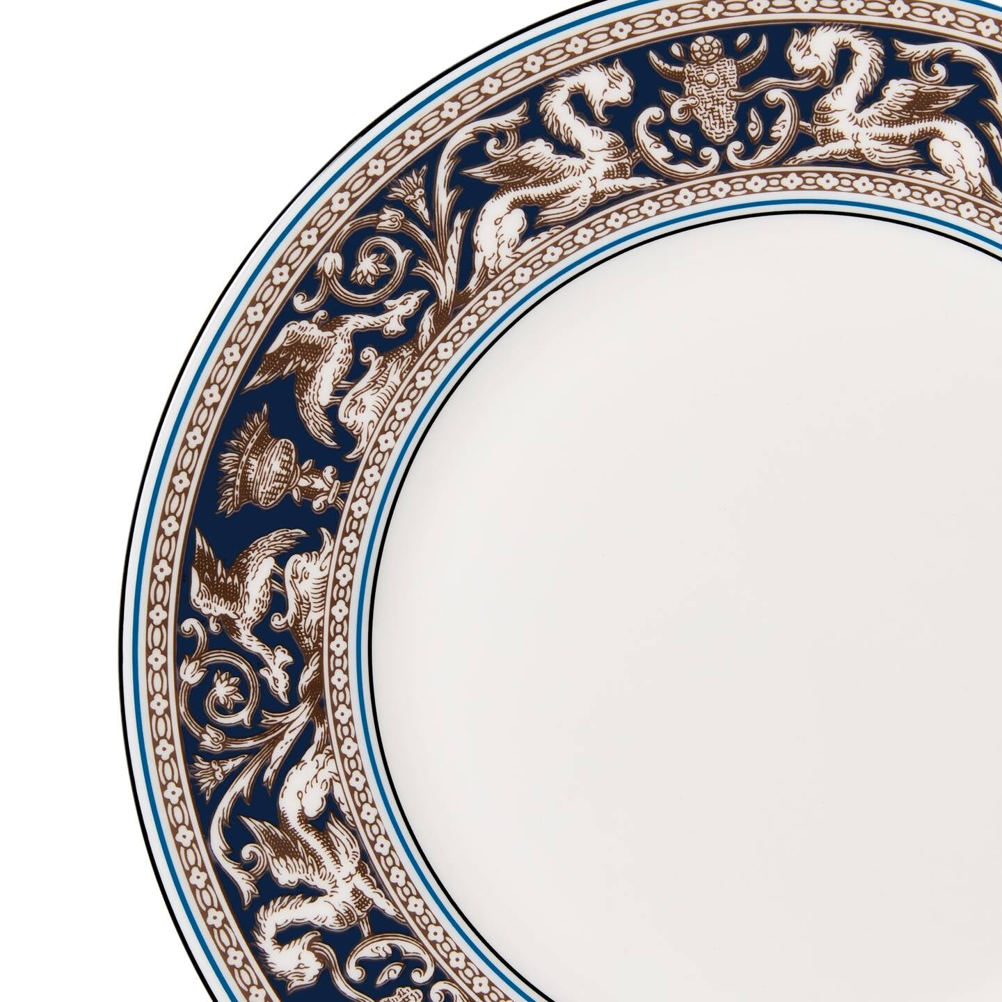 Florentine Navy Side Plate