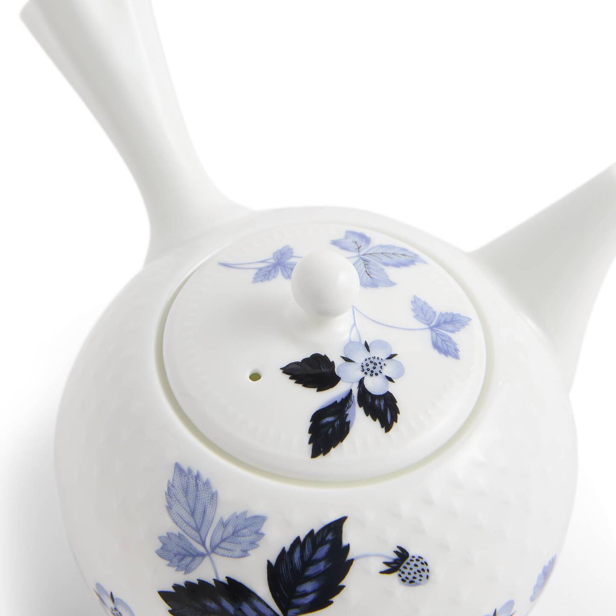 Wild Strawberry Inky Blue Teapot