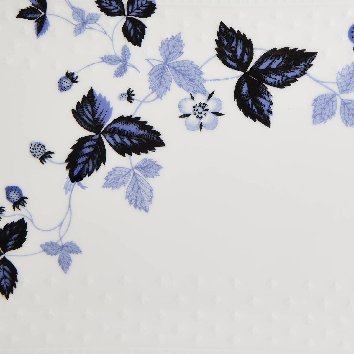 Wild Strawberry Inky Blue Rectangular Dish