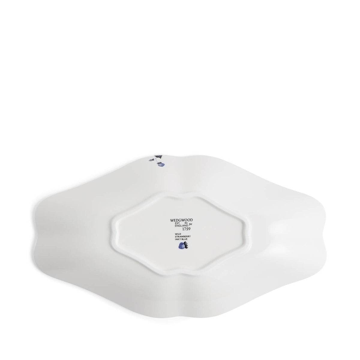 Wild Strawberry Inky Blue Oval Dish