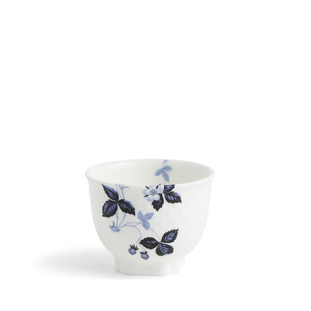 Wild Strawberry Inky Blue Tea Bowl