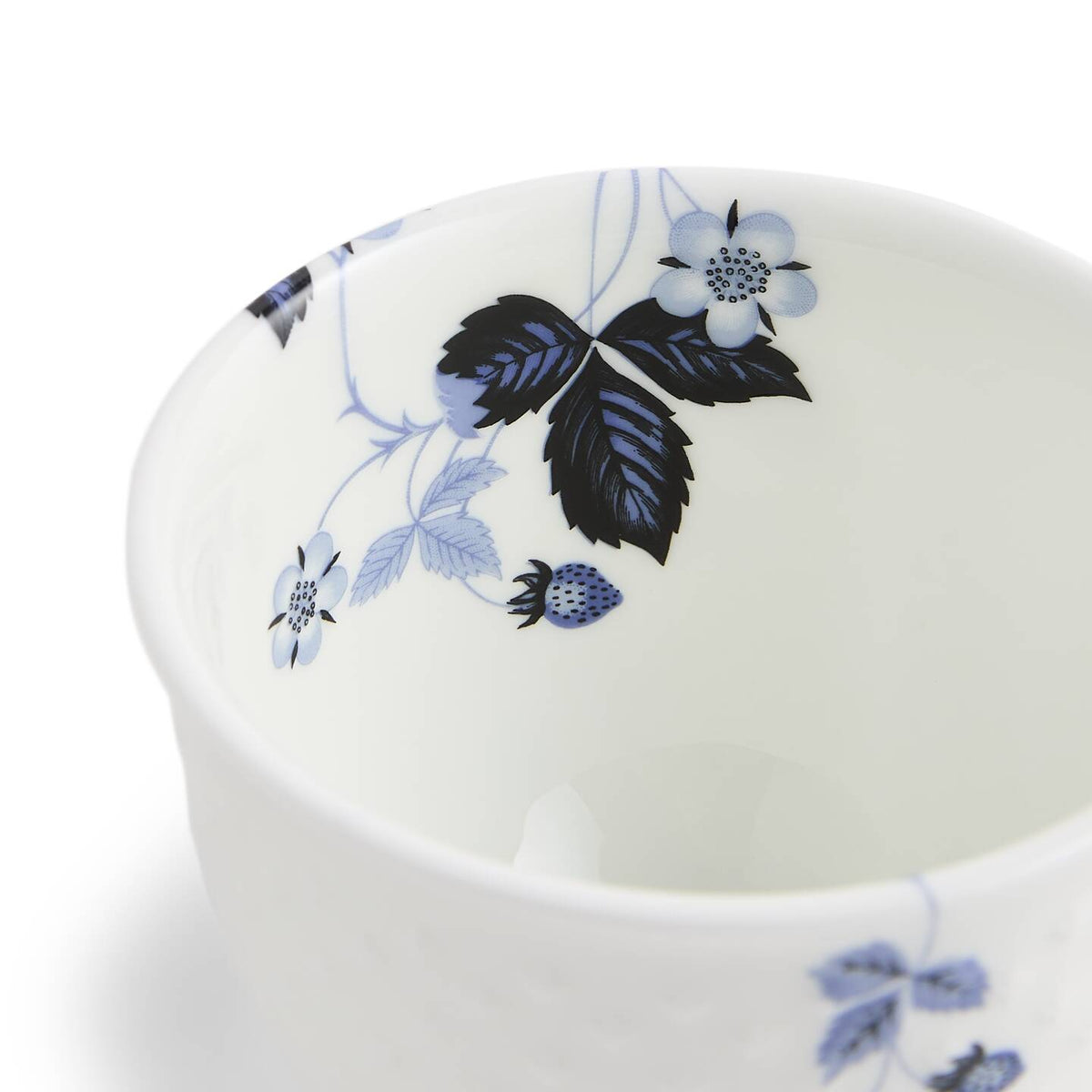 Wild Strawberry Inky Blue Tea Bowl