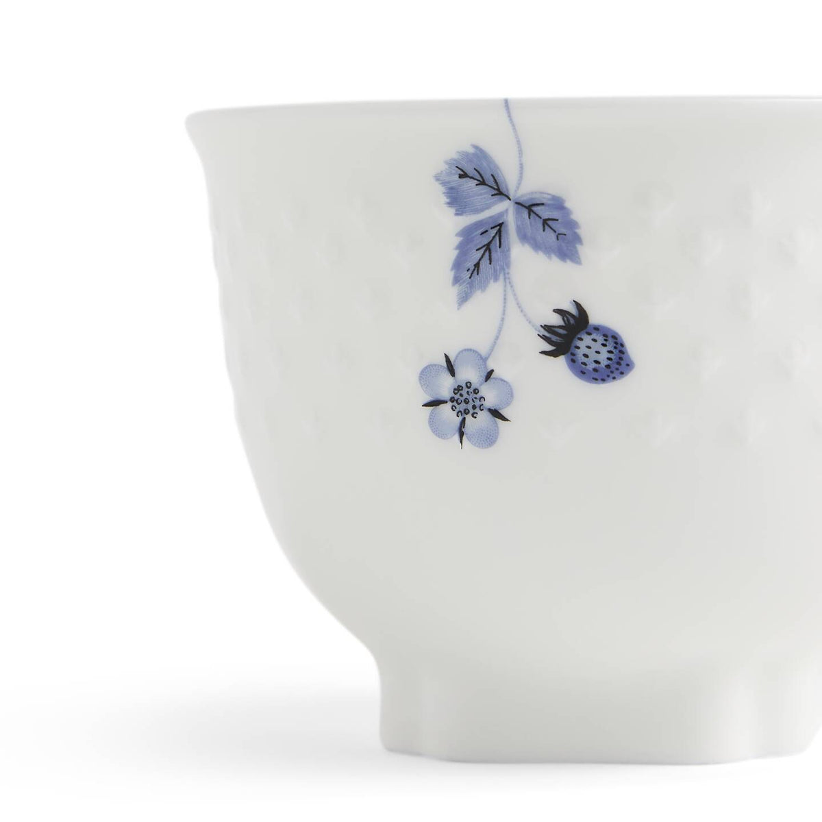 Wild Strawberry Inky Blue Tea Bowl