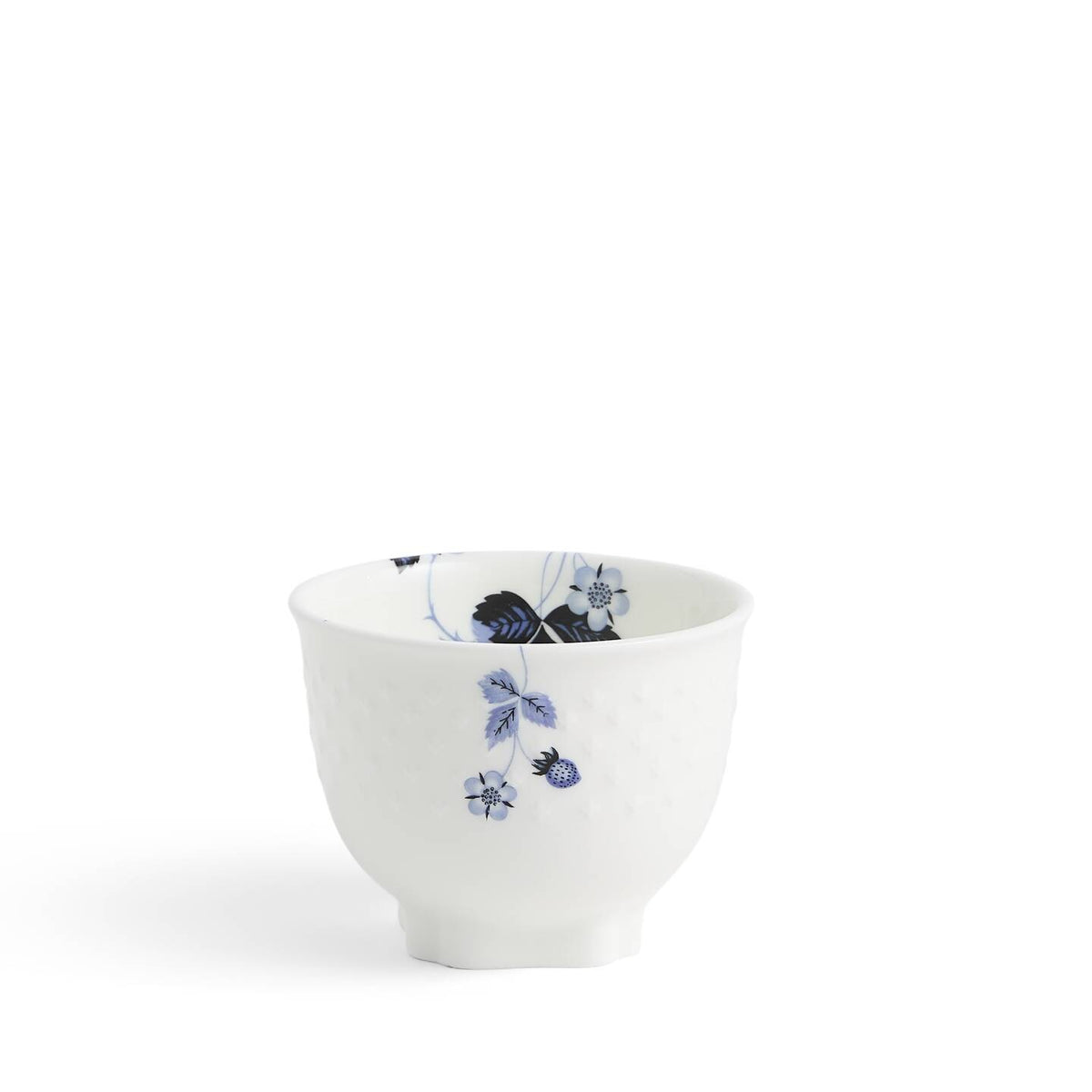 Wild Strawberry Inky Blue Tea Bowl