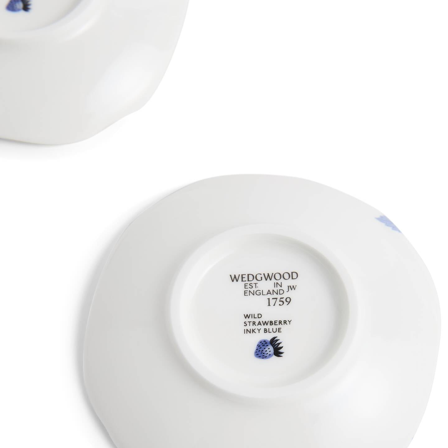 Wild Strawberry Inky Blue Soy Dish Set of 5 | Wedgwood