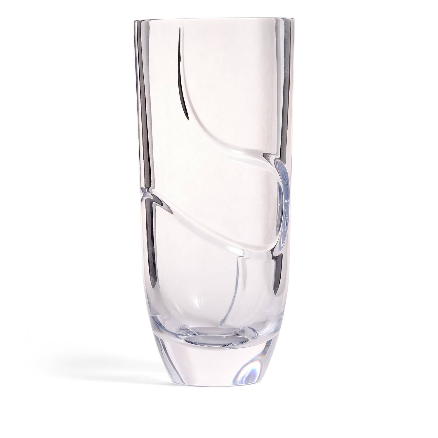  ウェッジウッド ヴェラウォン クリスタル シークインベース花瓶 Vera Wang Luxe Graphite Vase | Wedgwood