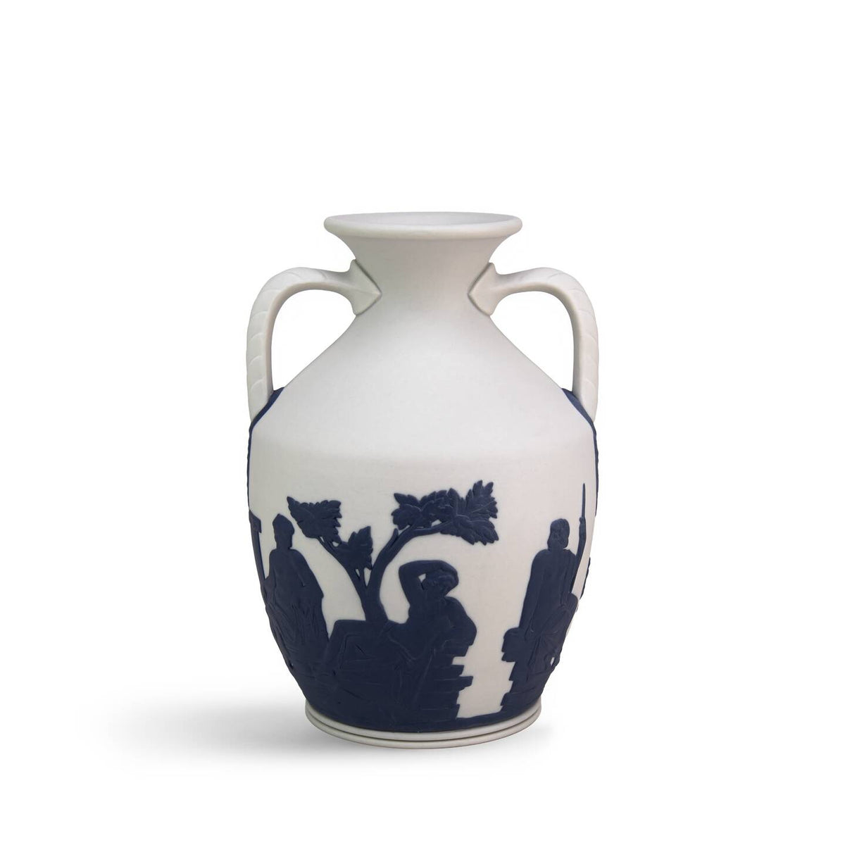 Iconic Portland Vase Small White / Blue