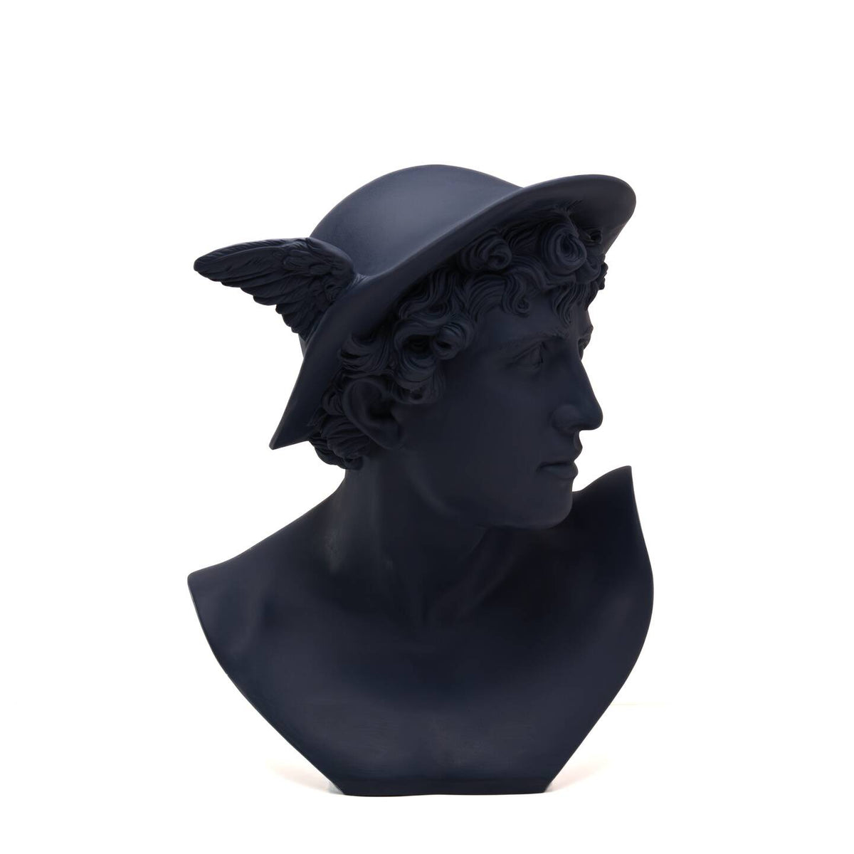 Iconic Mercury Bust Blue