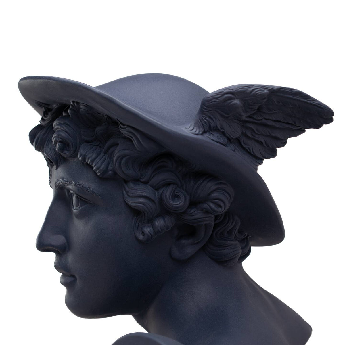 Iconic Mercury Bust Blue
