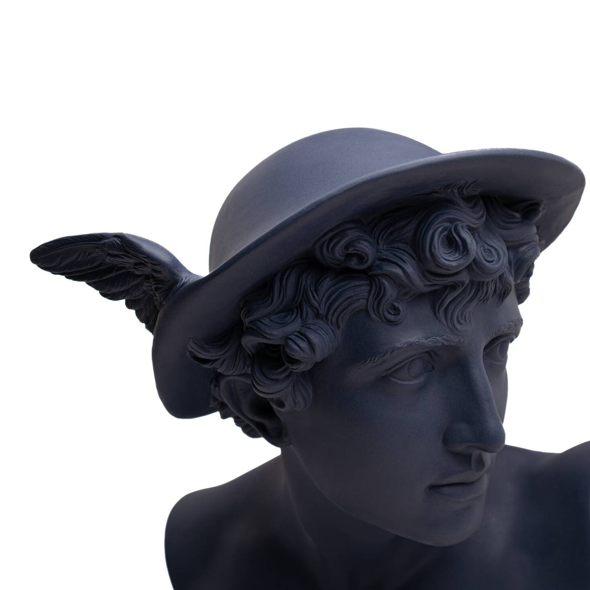Iconic Mercury Bust Blue