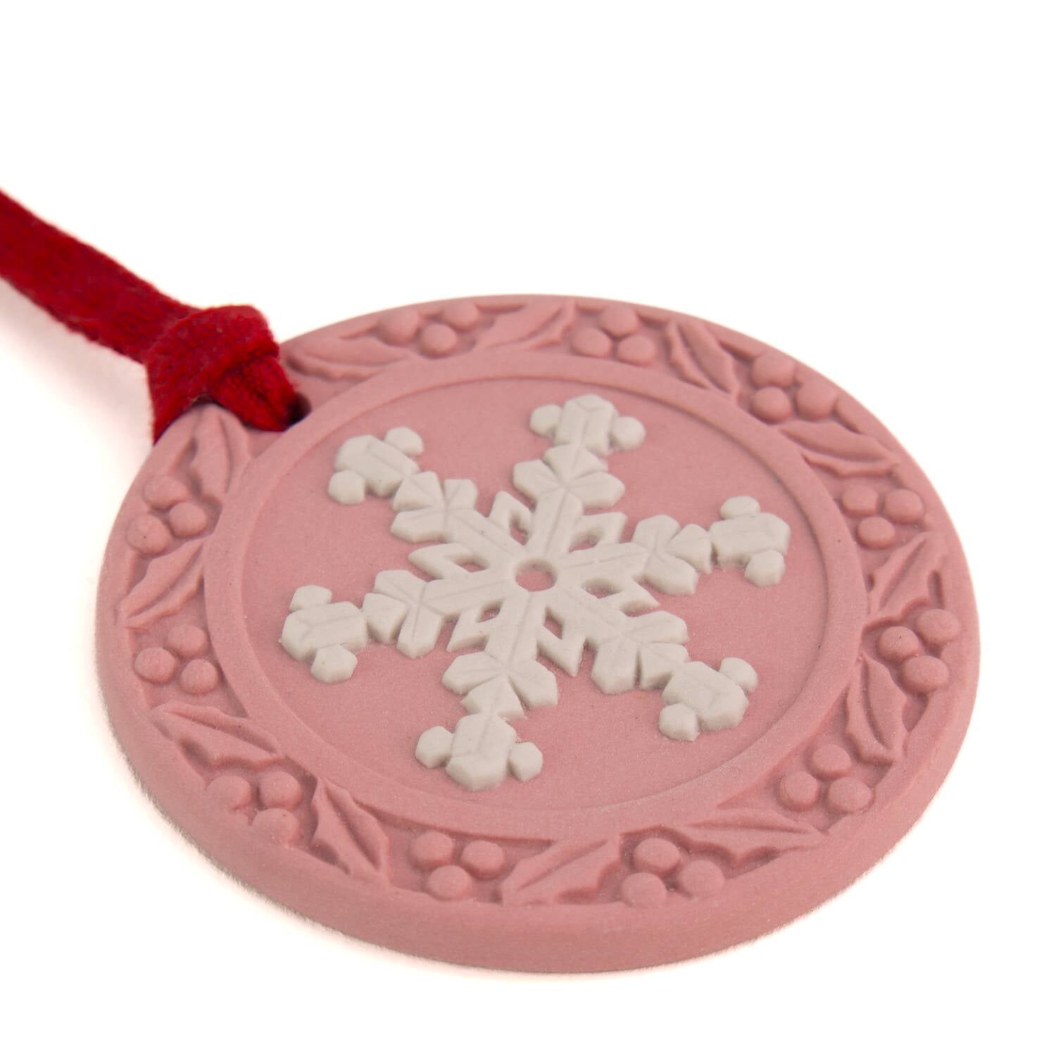 Festive Snowflake Ornament Pink