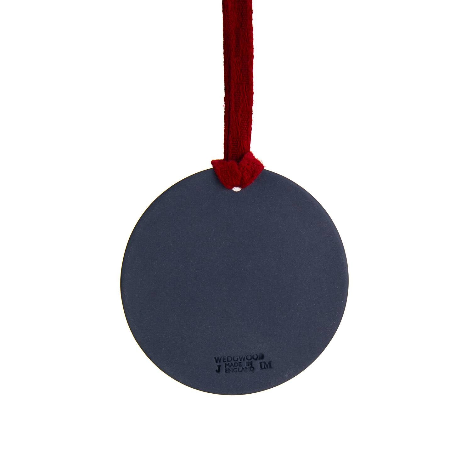 Festive Holly Ornament Mercury Blue