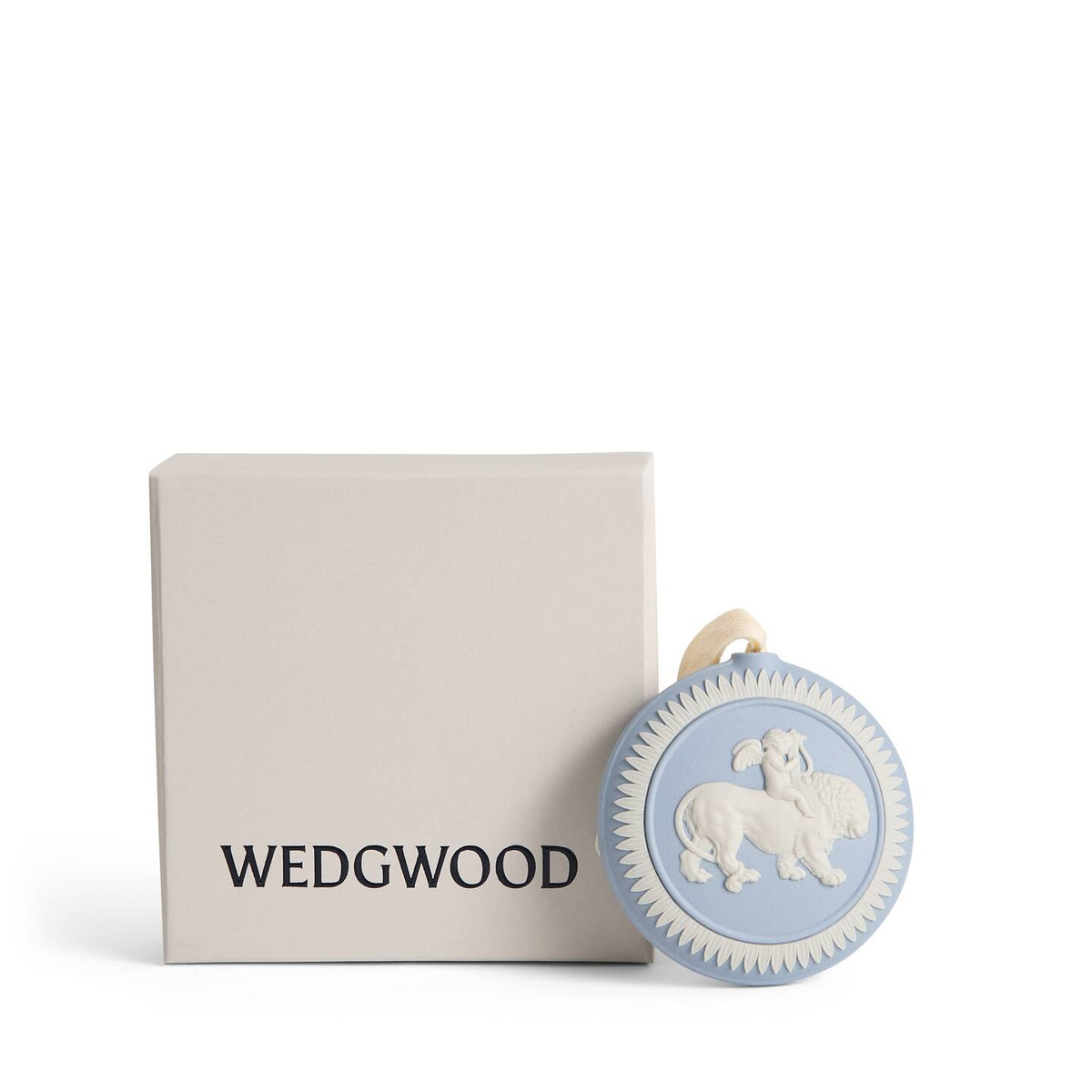 Lion Annual Ornament Light Blue