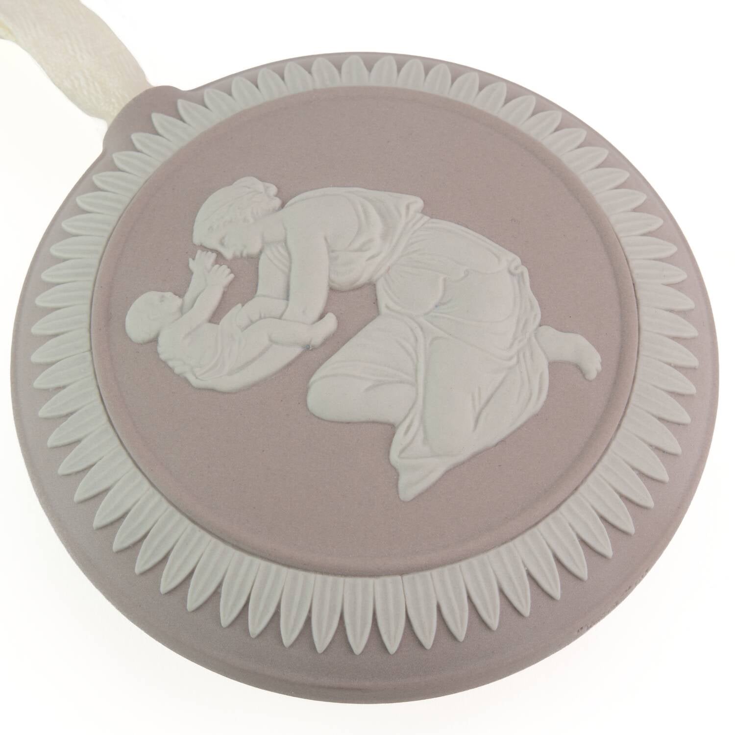 Festive Mother Child Annual Ornament Mink