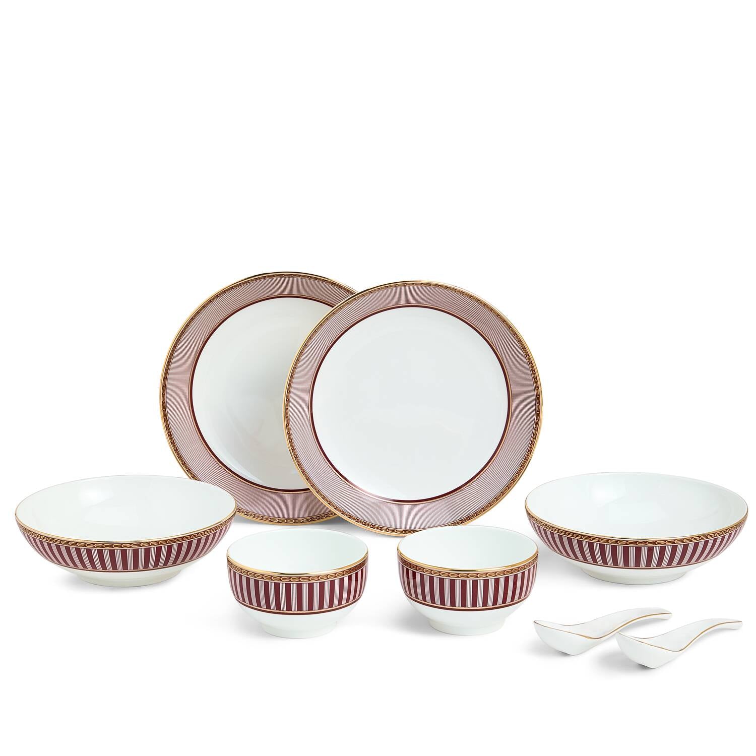Splendour Red Dinnerware 8 Piece Set
