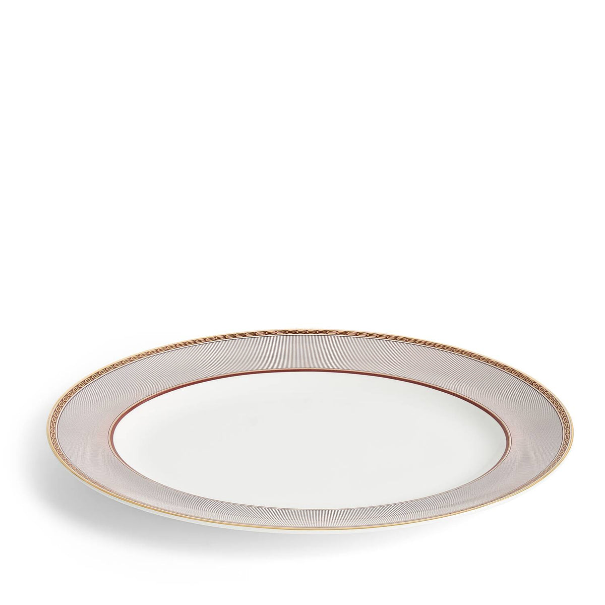 Splendour Red Oval Platter