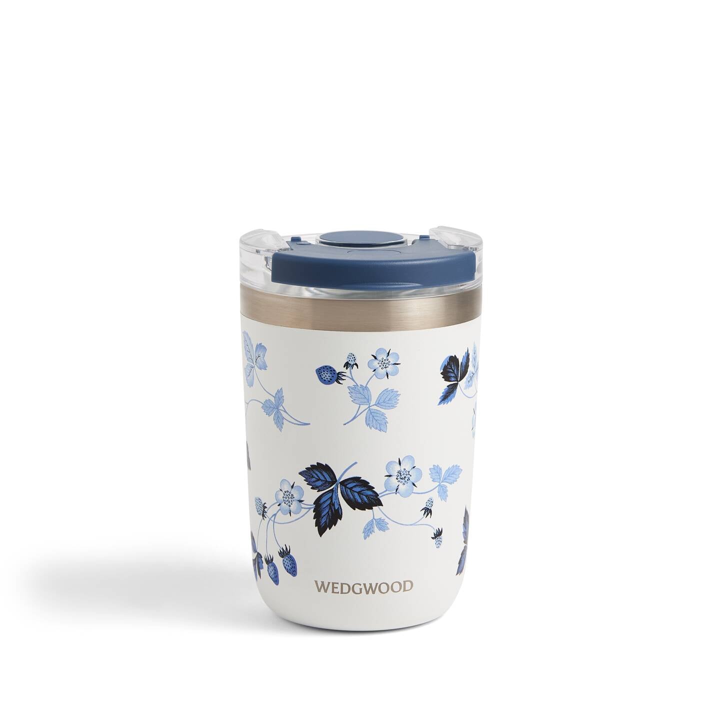 Wild Strawberry Inky Blue Beverage Tumbler