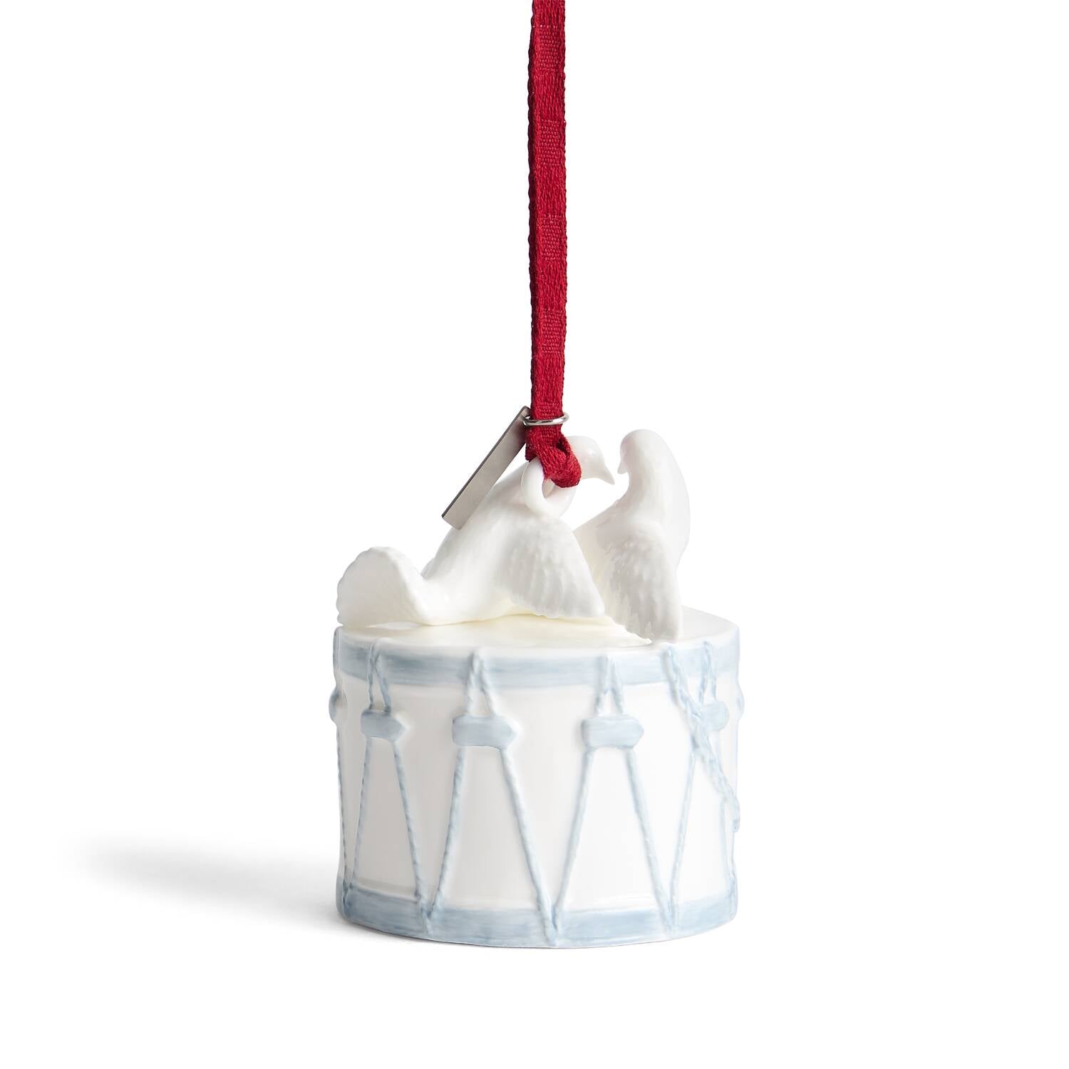 Festive Love Ornament White & Blue