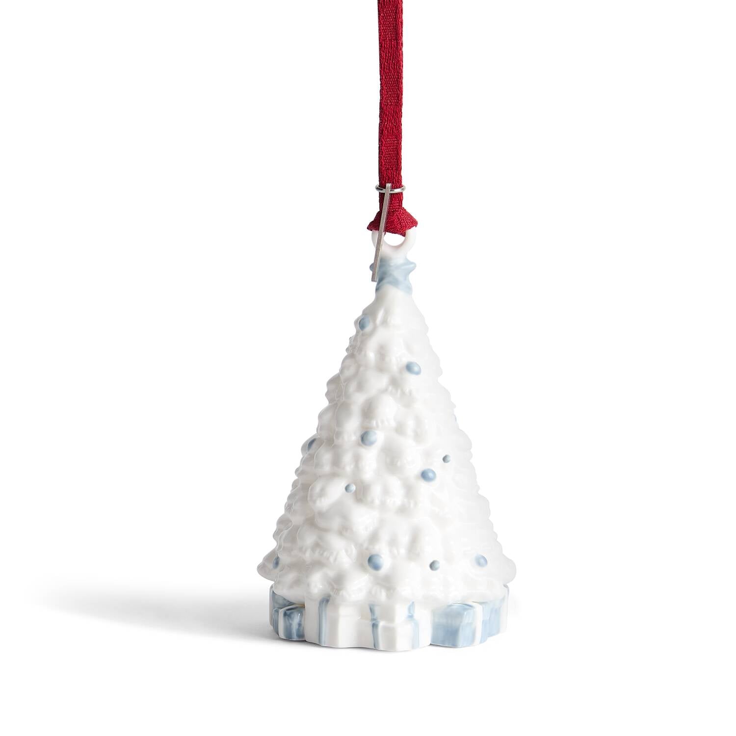 Festive Festivity Ornament White & Blue