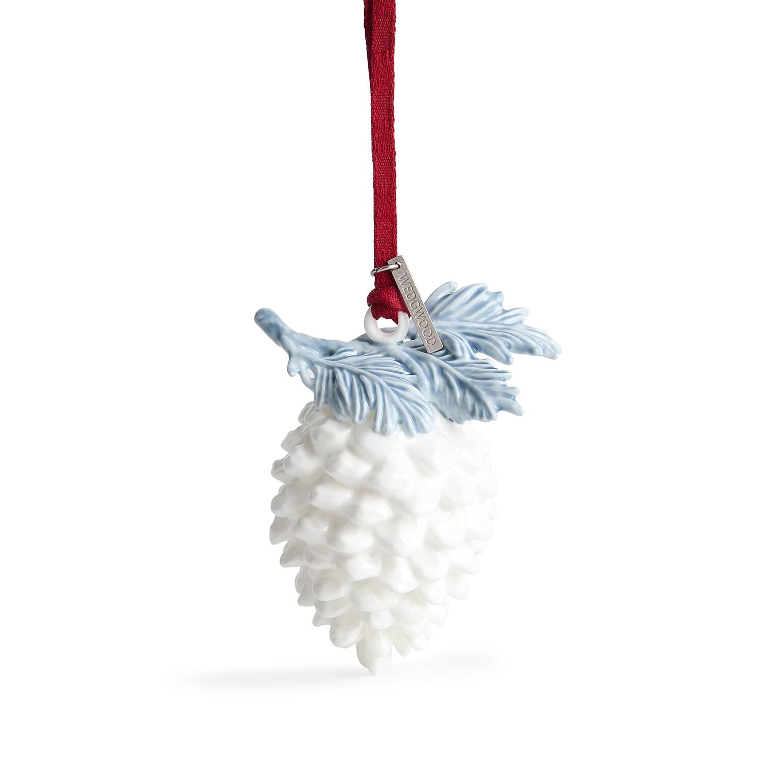 Festive Prosperity Ornament White & Blue