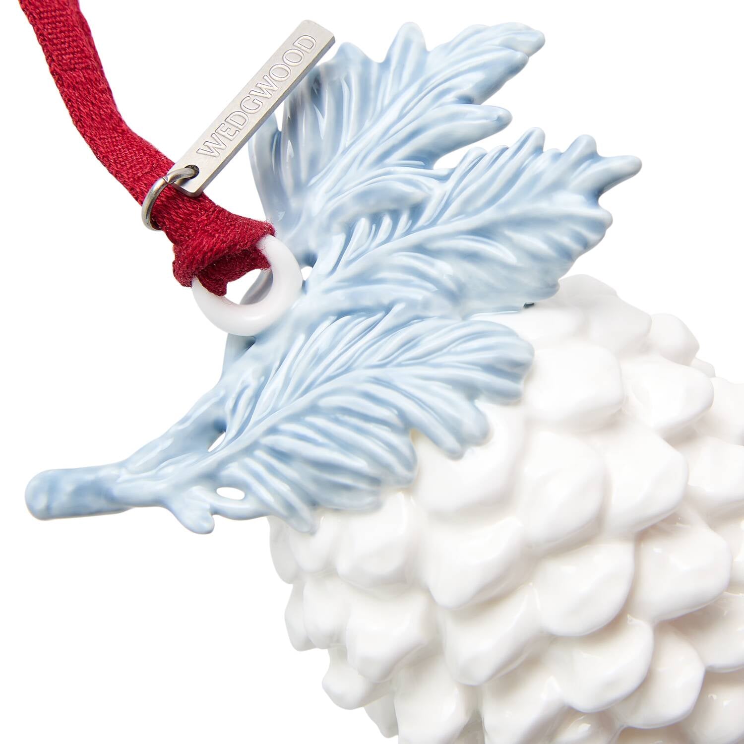 Festive Prosperity Ornament White & Blue
