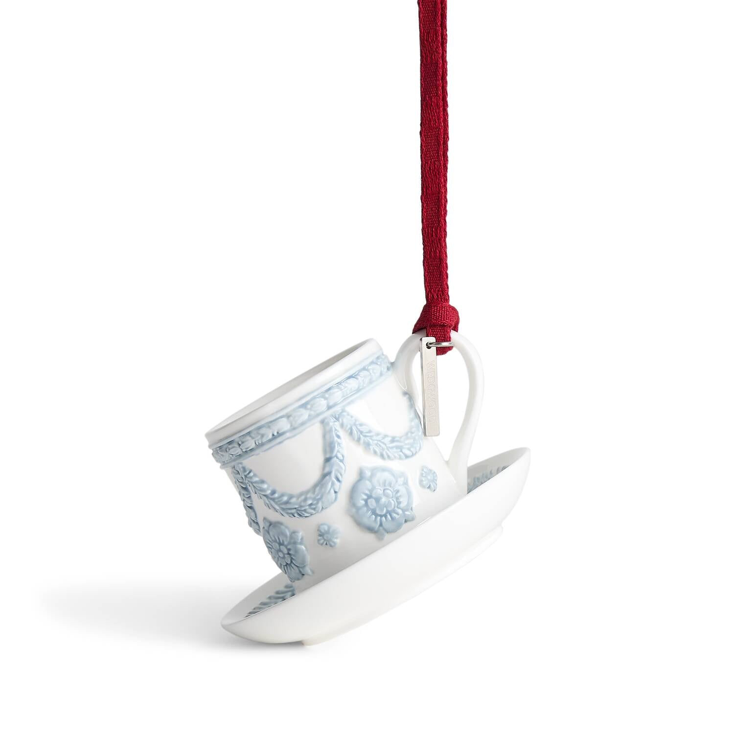 Festive Ritual Ornament White & Blue