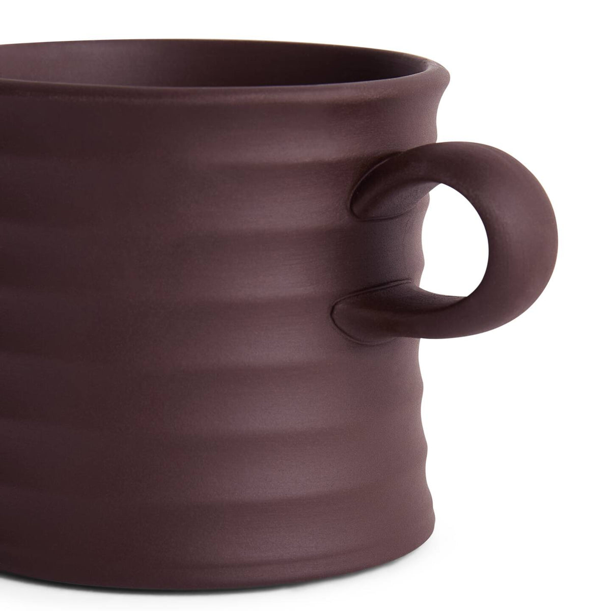 JW Anderson Mug Pair Dark Brown / Teracotta