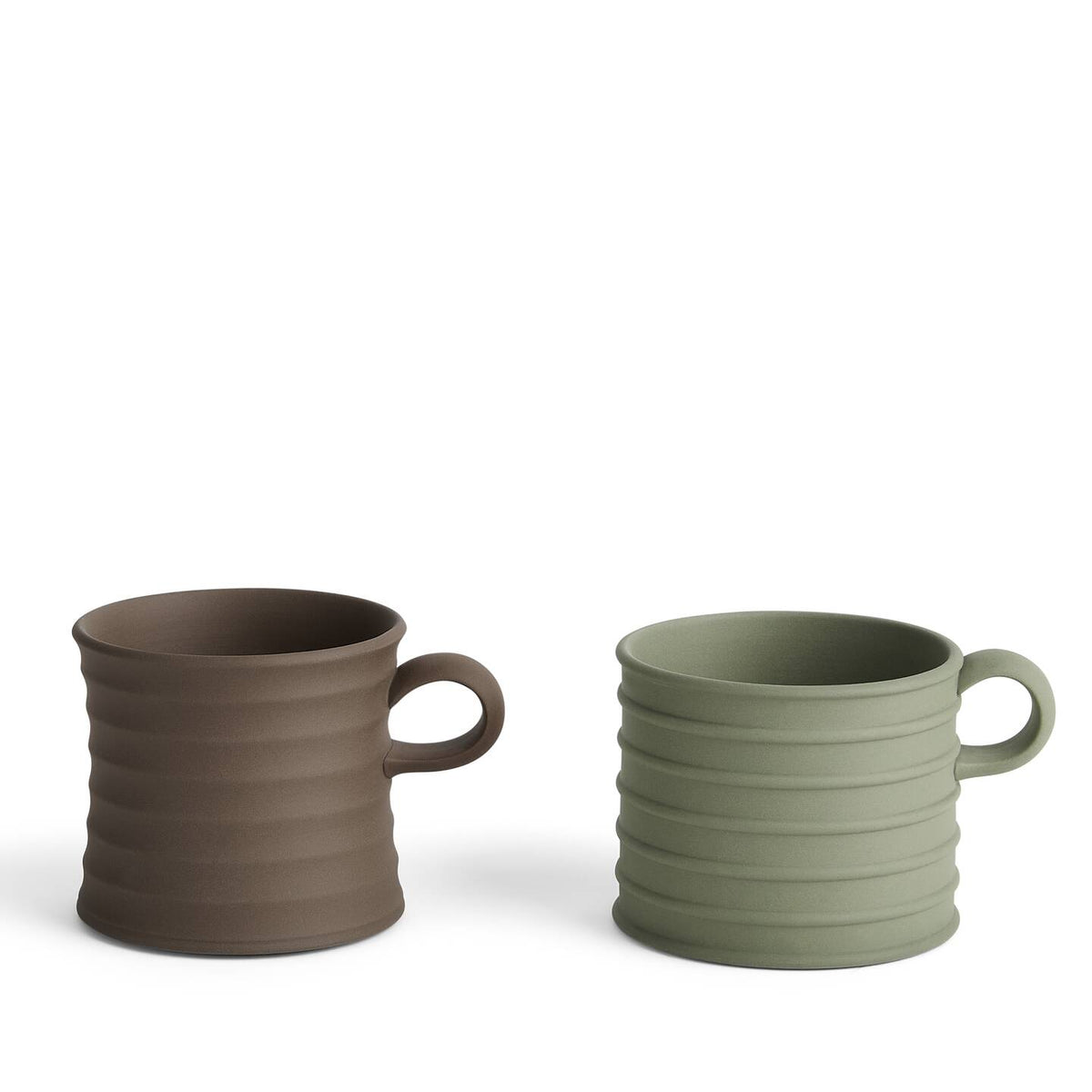 JW Anderson Mug Pair Marsh Green / Sage Green
