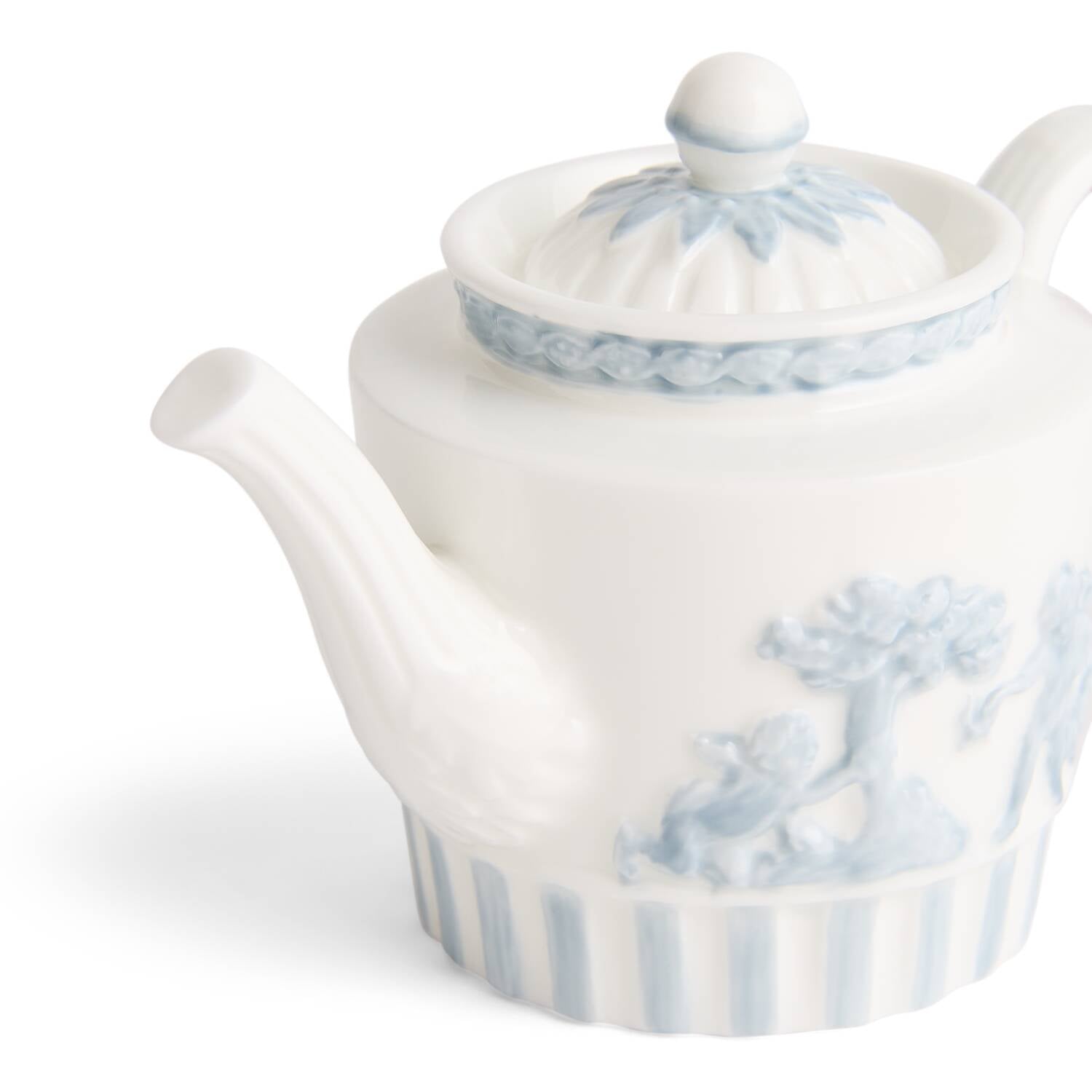 Festive Host Ornament White & Blue