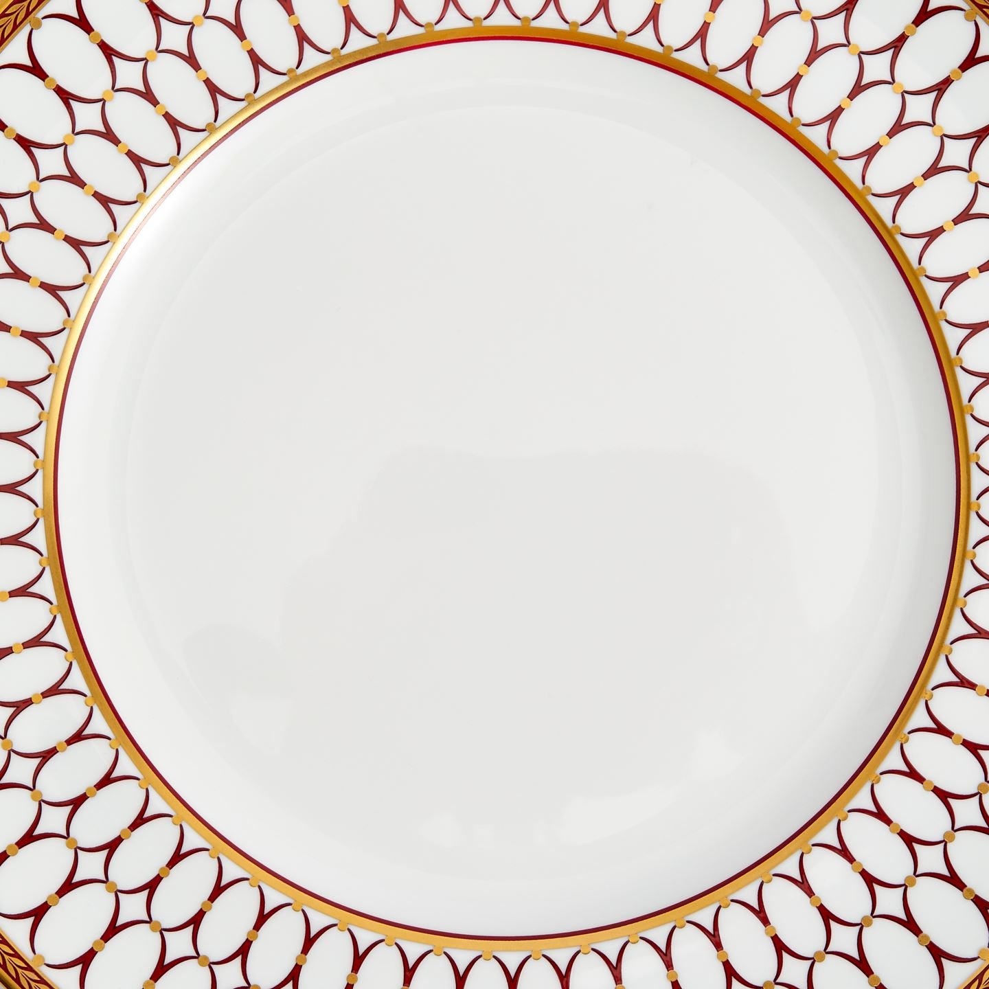 Renaissance Red Dinner Plate