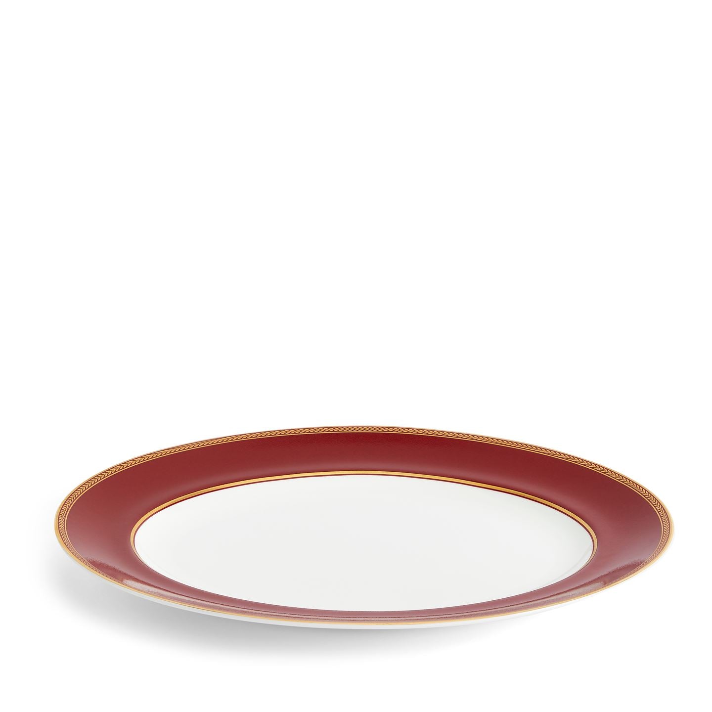 Renaissance Red Oval Platter