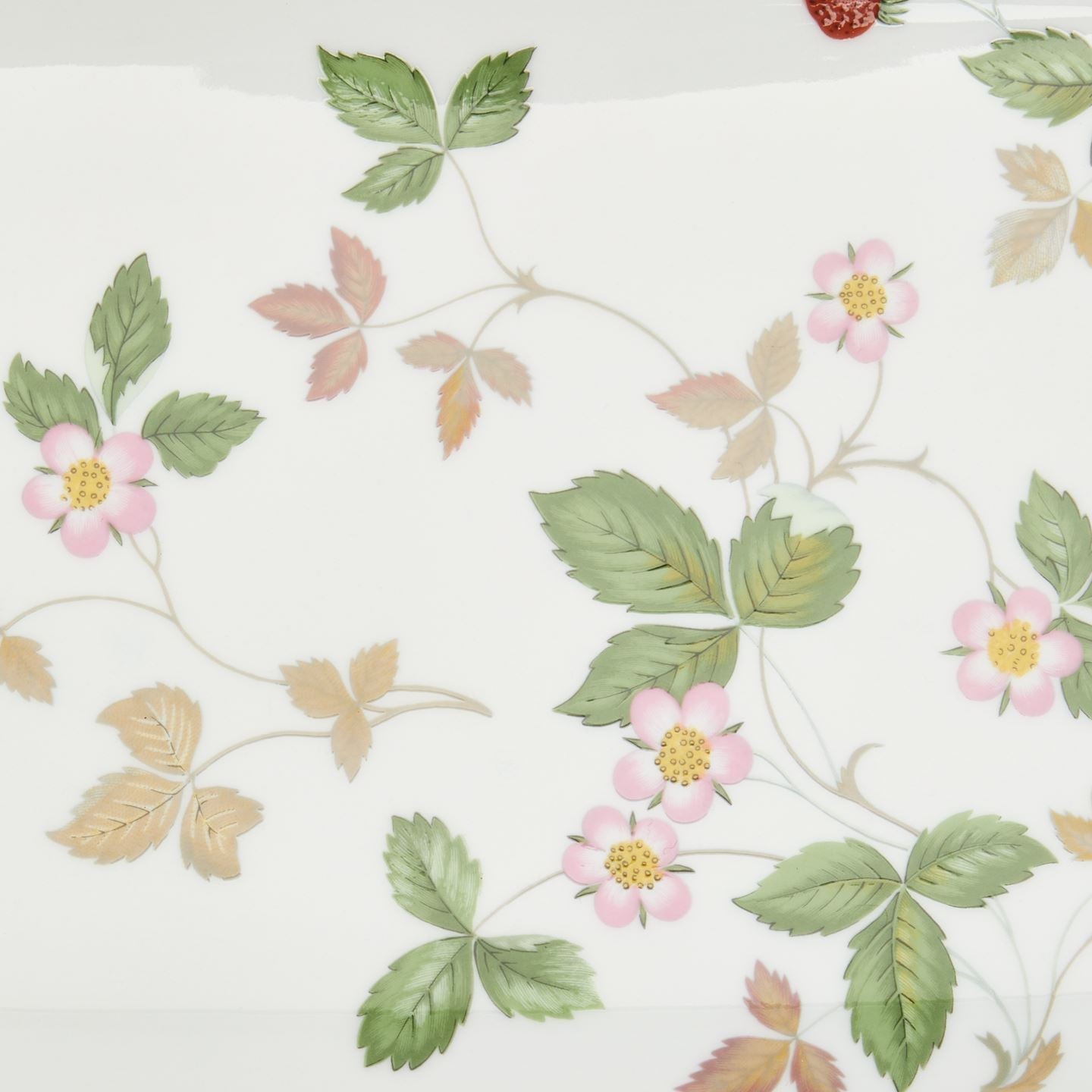 Wild Strawberry Gold Sandwich Tray