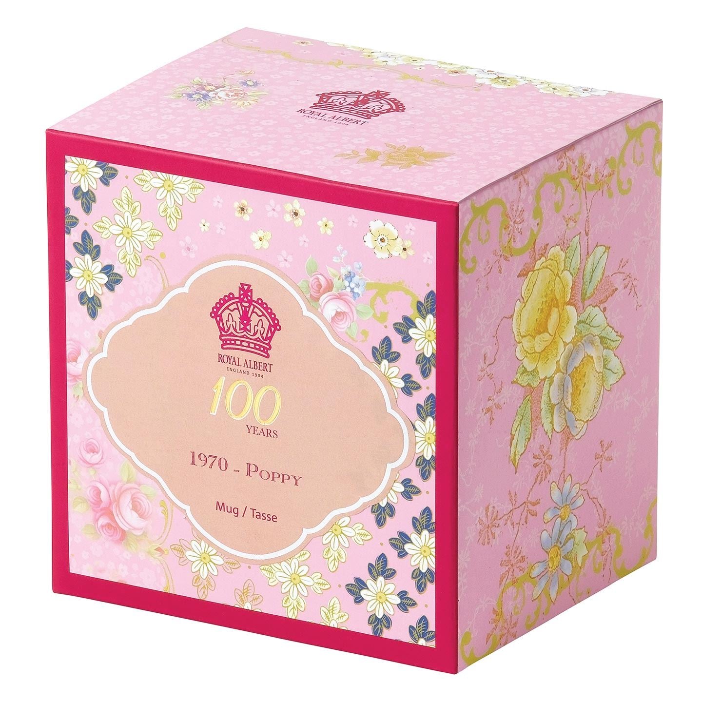 Royal Albert 100 Years of Royal Albert 1970 Poppy Mug