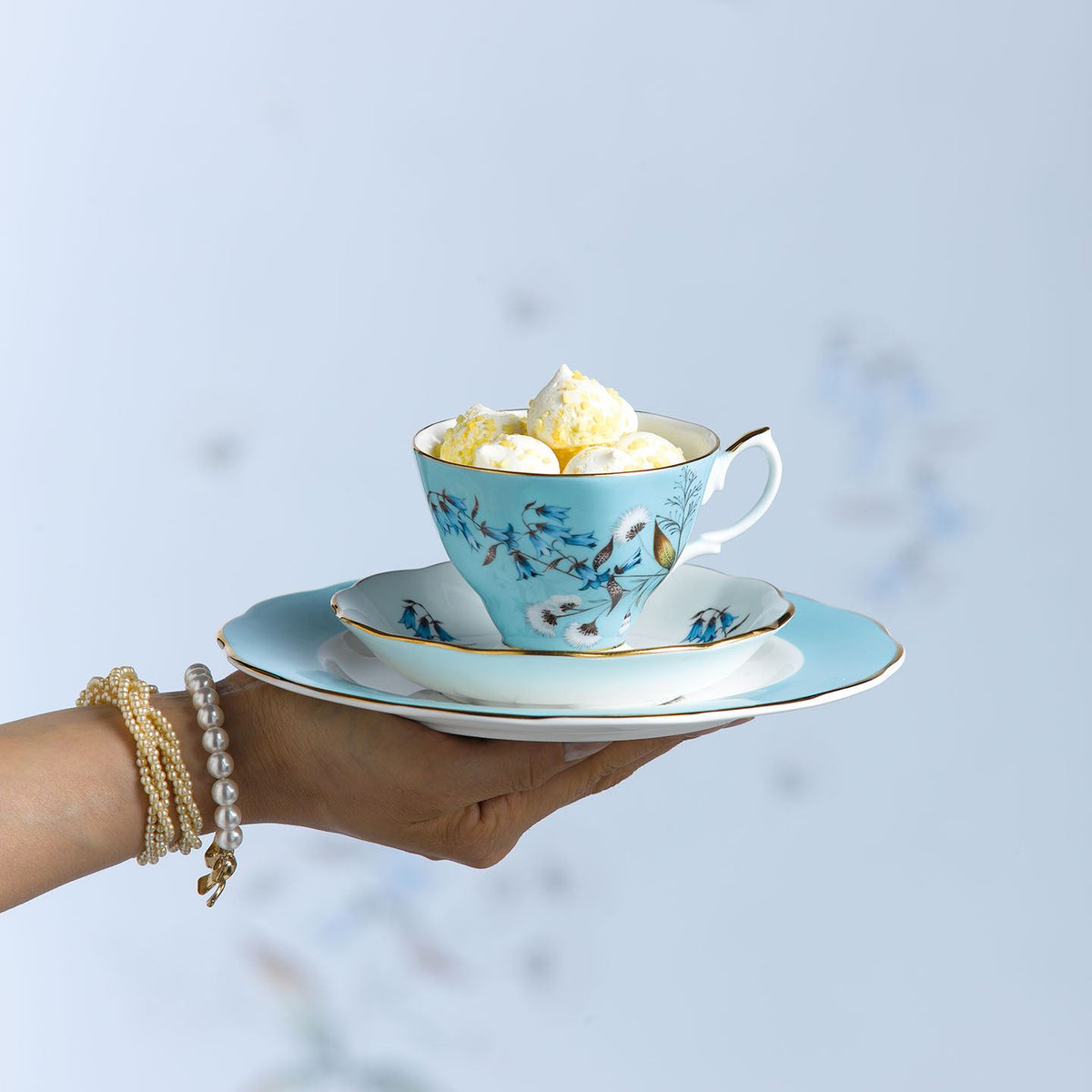 Royal Albert 100 Years of Royal Albert 1950 Festival 3 Piece Set 