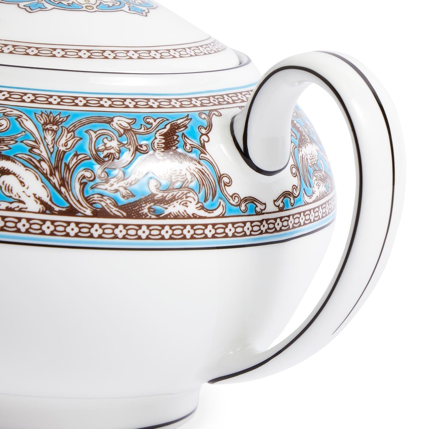Florentine Turquoise Teapot Large | Wedgwood
