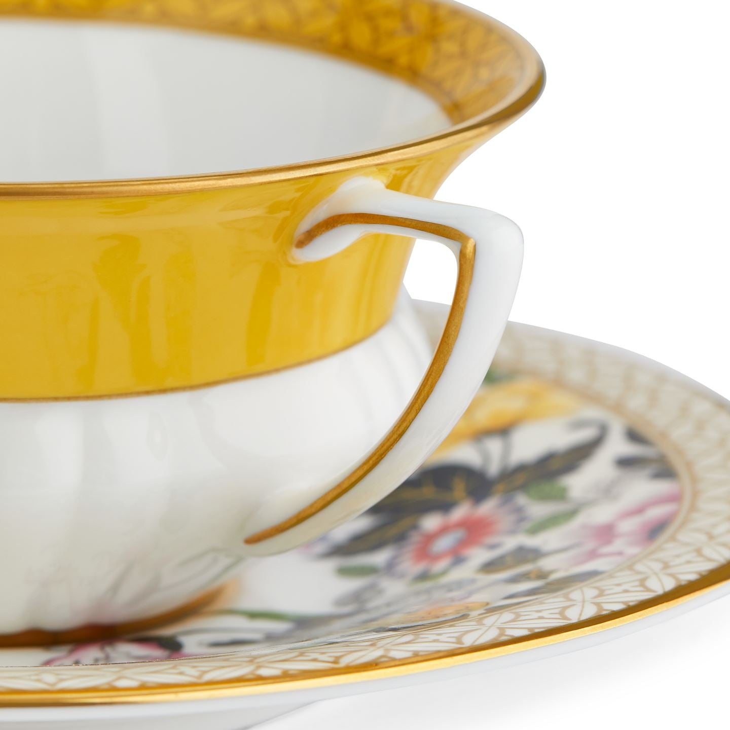 Wonderlust Primrose Teacup and Saucer
