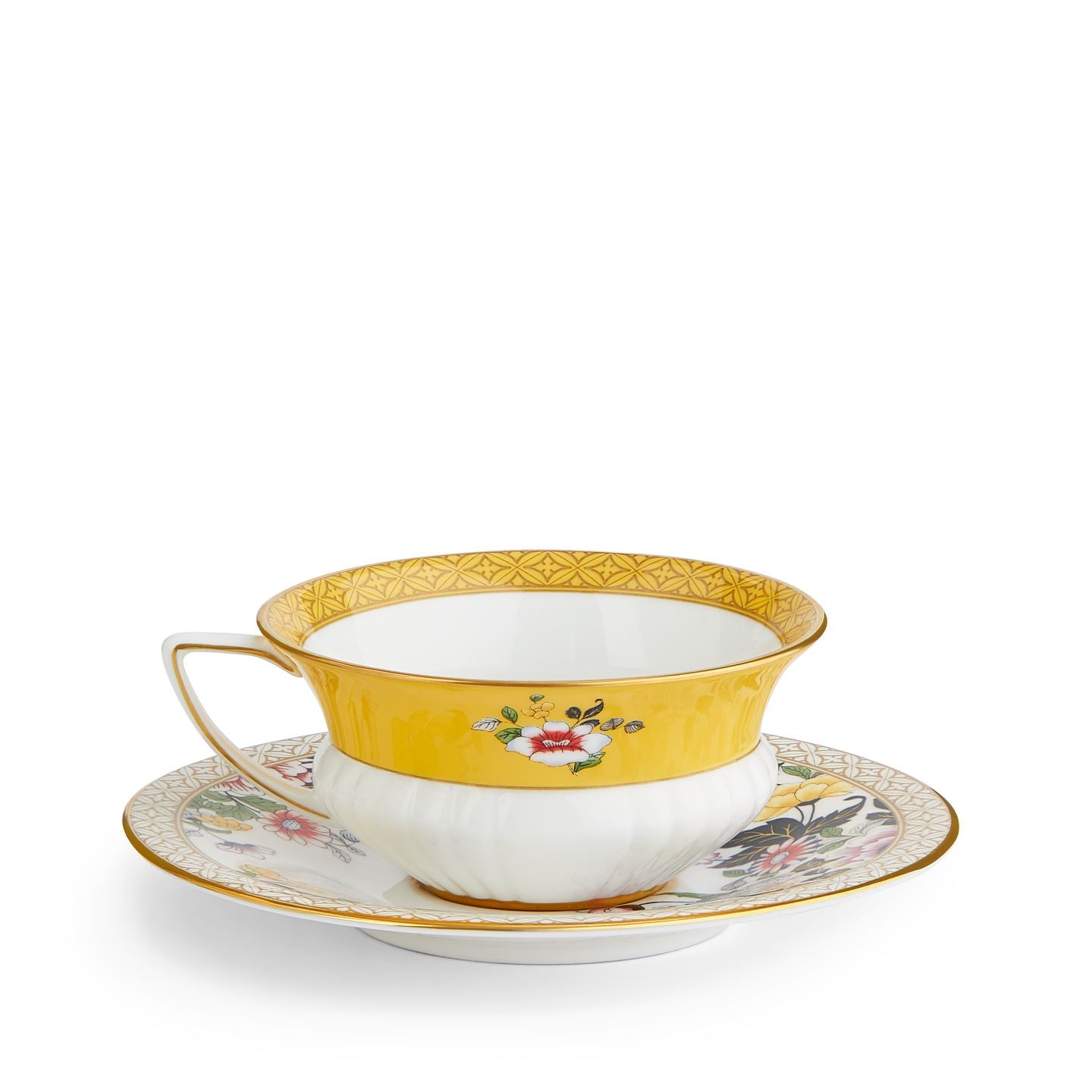 Wonderlust Primrose Teacup and Saucer