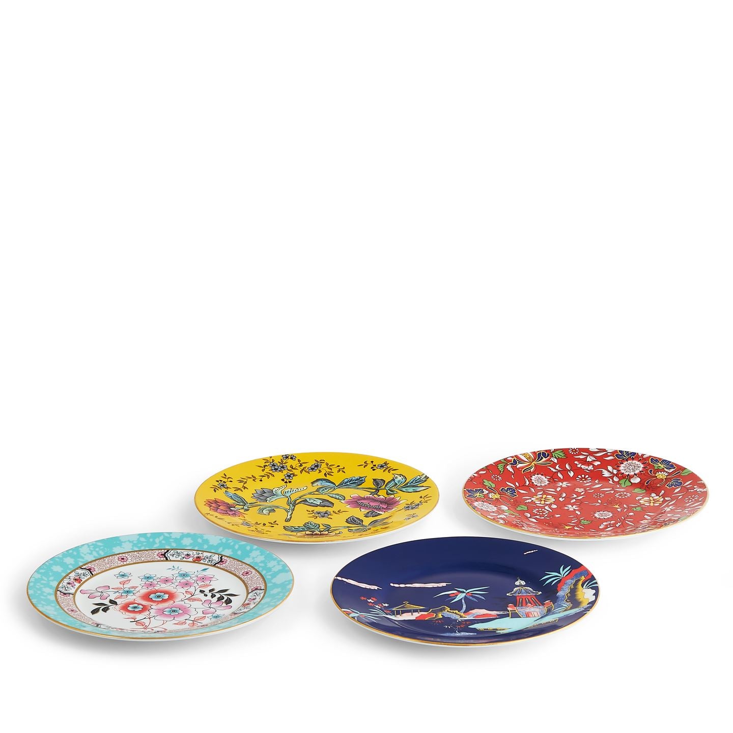 Wedgewood パスタボウル ポールコステロデザイン希少 4枚セット 最終 Wonderlust Plates, Set of 4 | Wedgwood