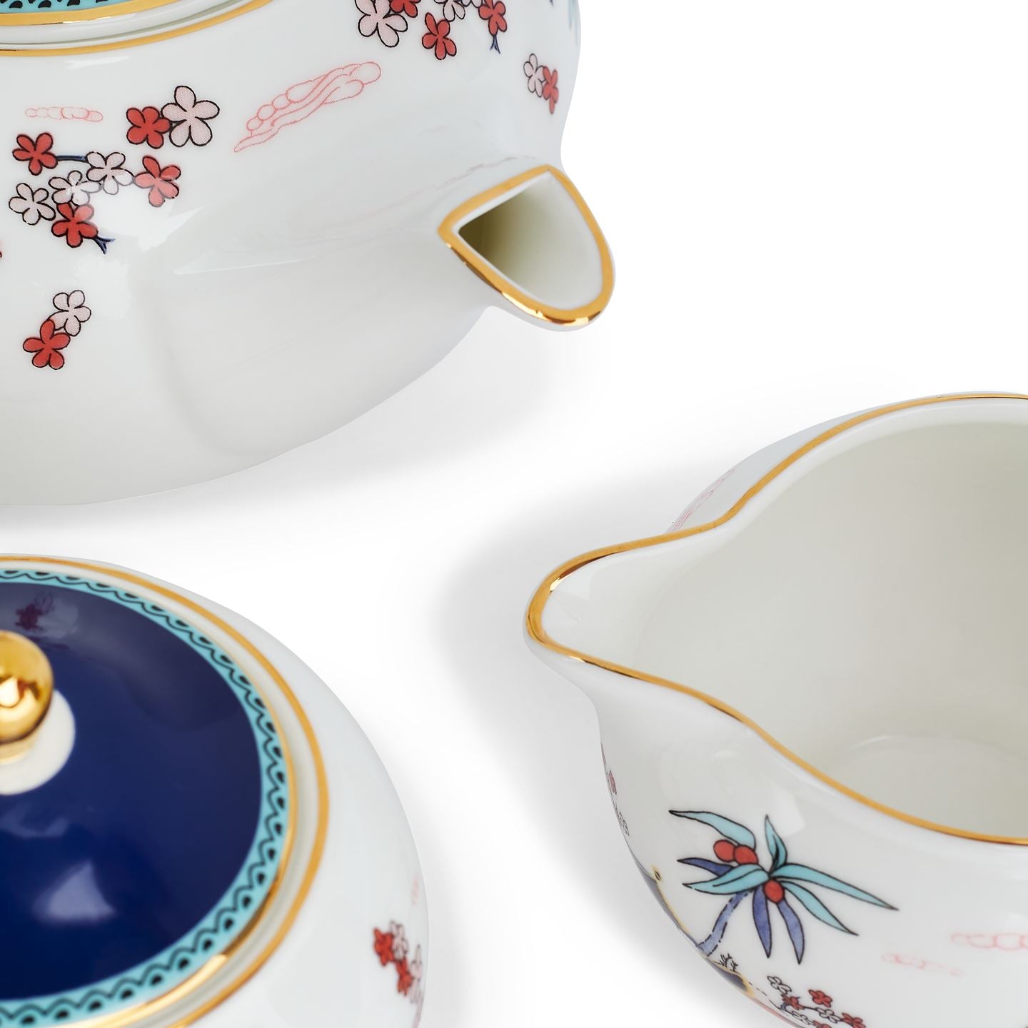 Wonderlust Blue Pagoda 3 Piece Set | Wedgwood