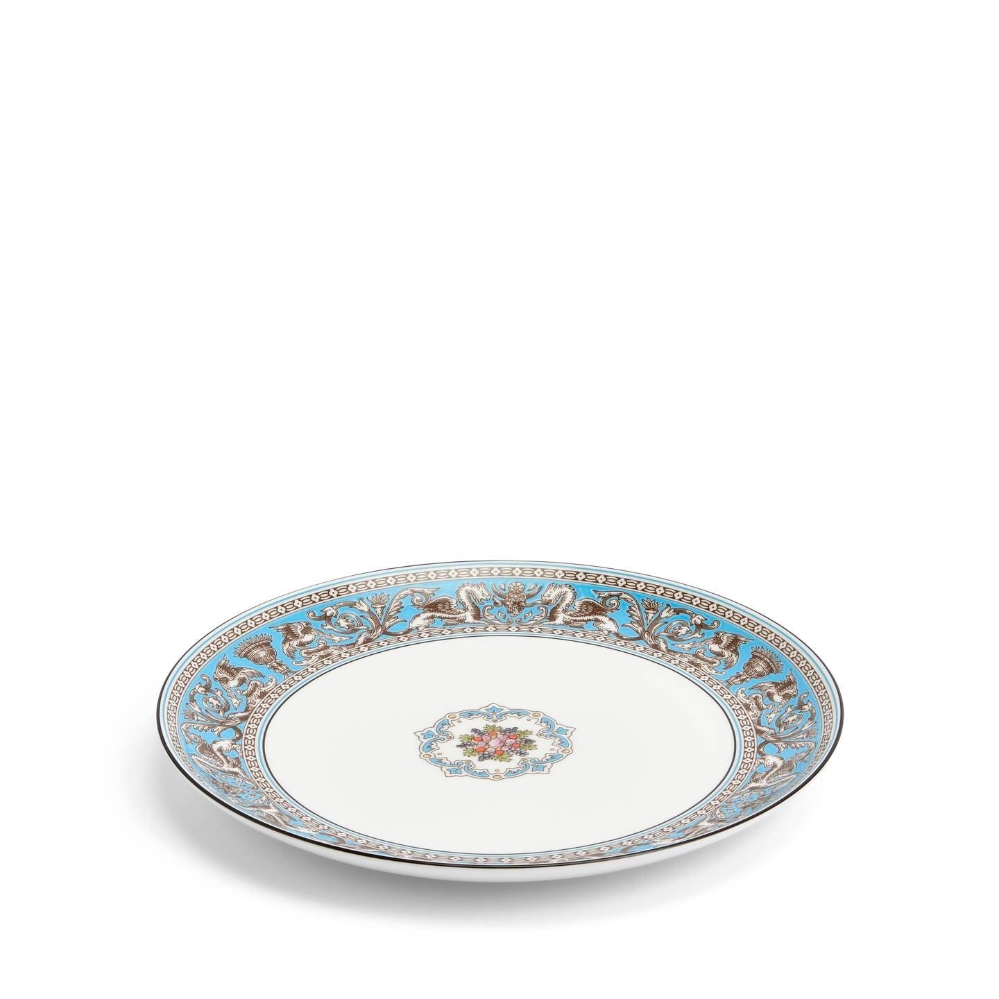 Florentine Turquoise Coupe Plate