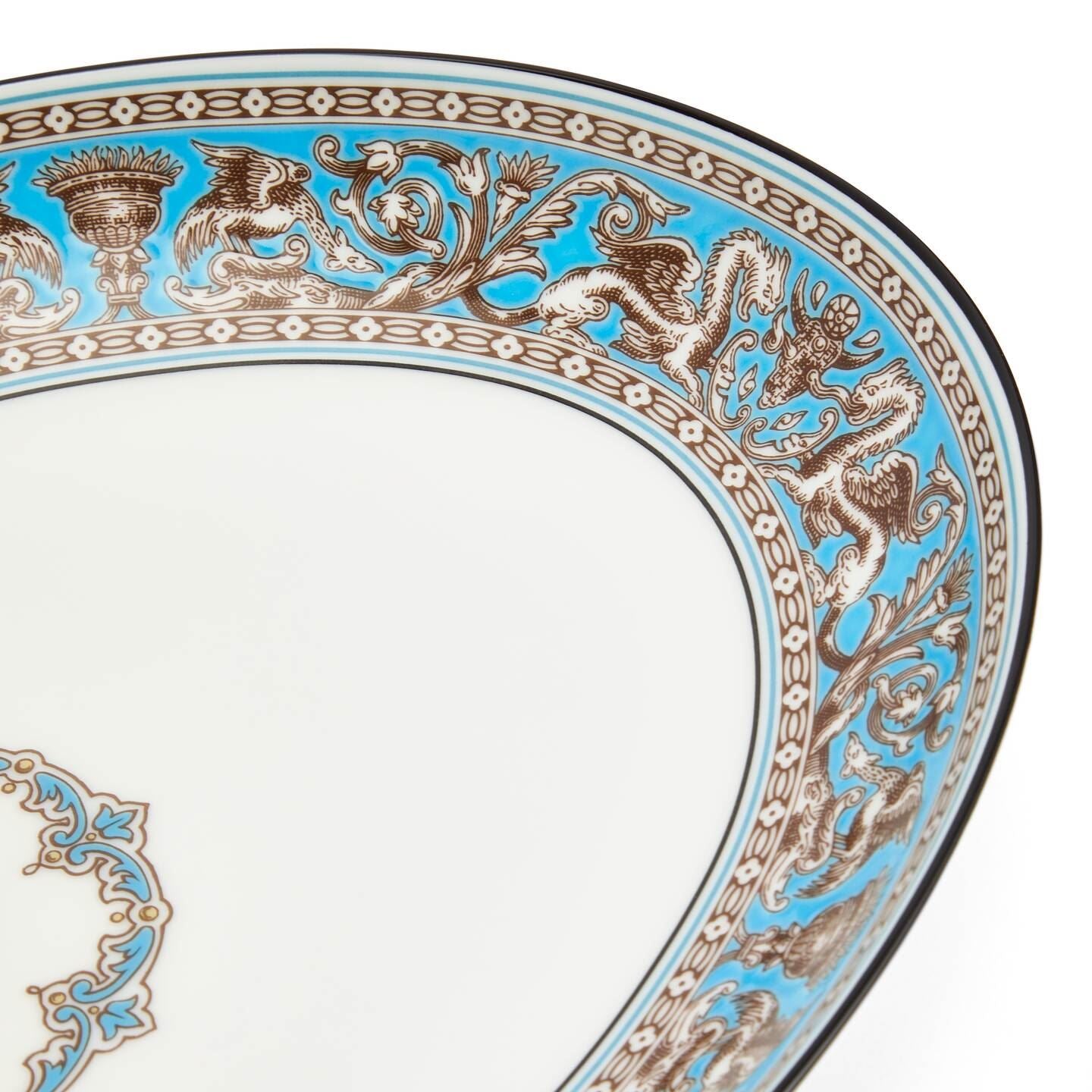Florentine Turquoise Large Oval Dish