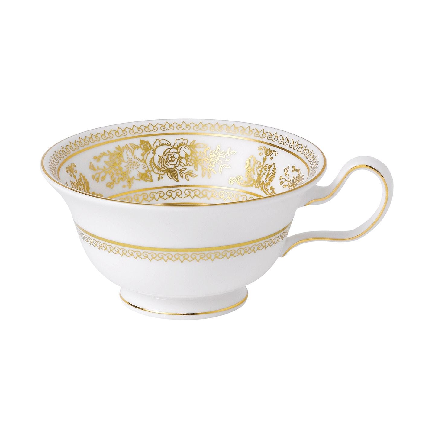 Prestige Gold Columbia Peony Cup and Saucer