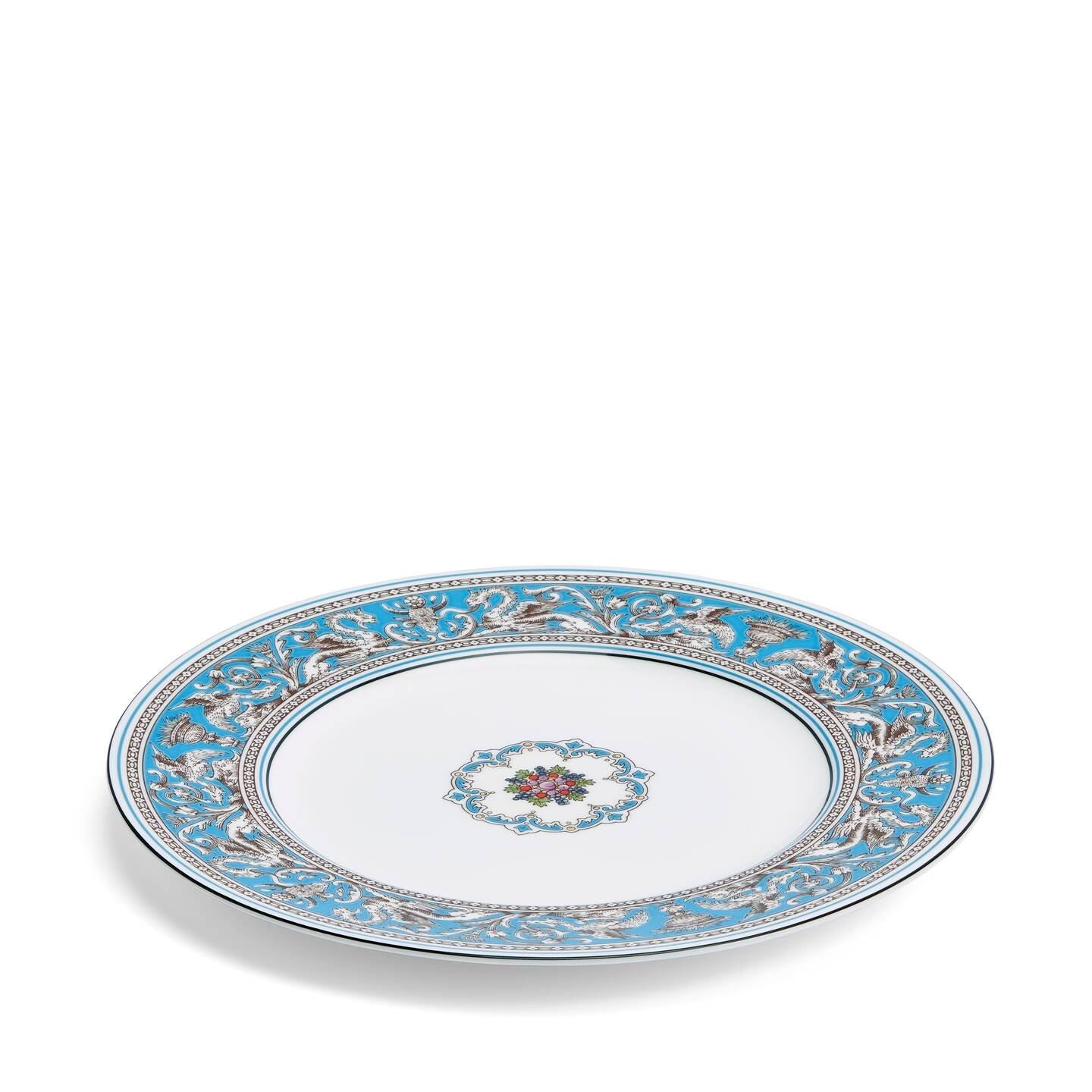 Florentine Turquoise Dinner Plate