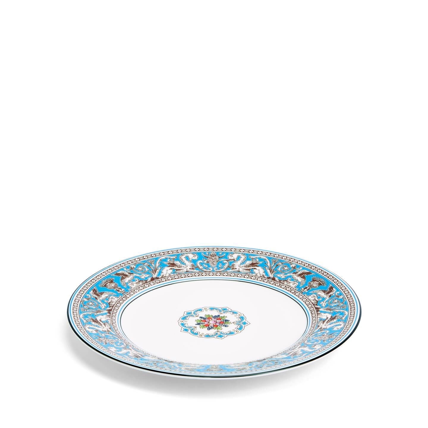 Florentine Turquoise Salad Plate