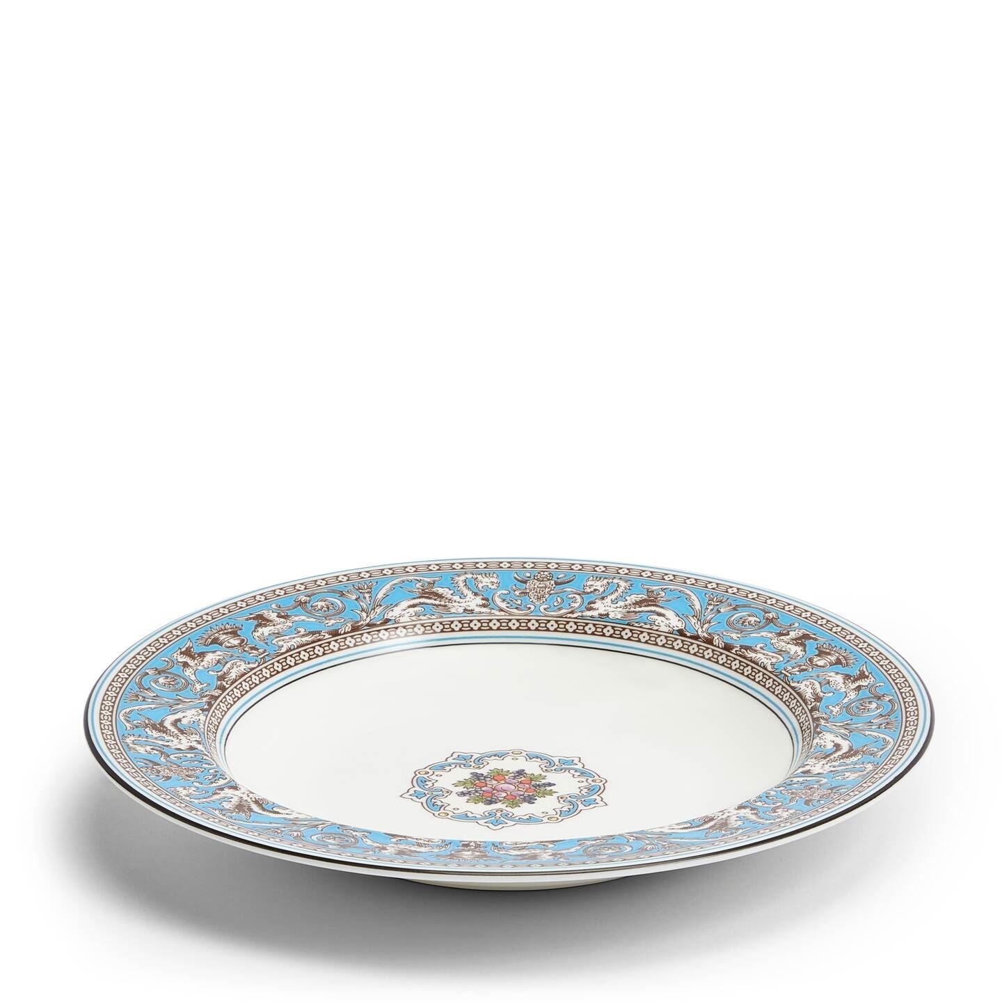 Florentine Turquoise Soup Plate